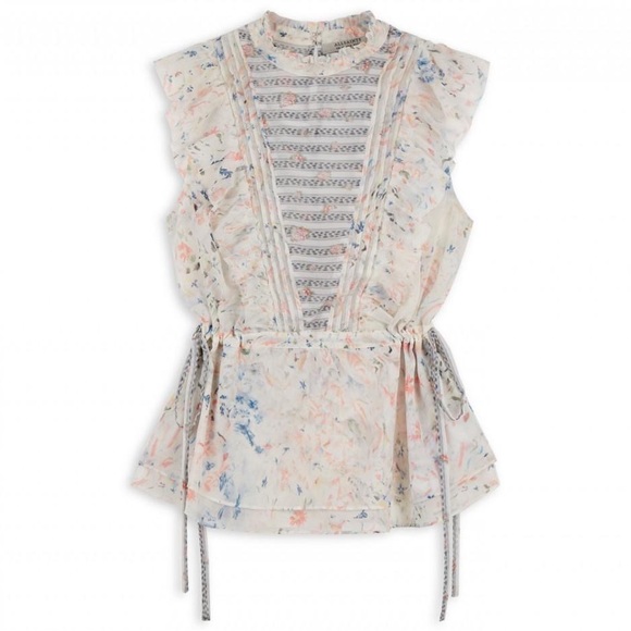 ✨HP✨ ALL SAINTS Lena Juni floral top - Picture 1 of 4